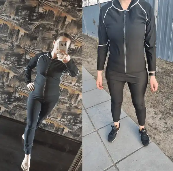 Изменения фигуры после 10 дней ношения костюма